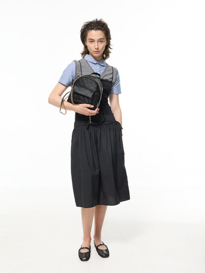 CHARLES & KEITH Discount | Alva Quilted Front-Pocket Backpack - Black