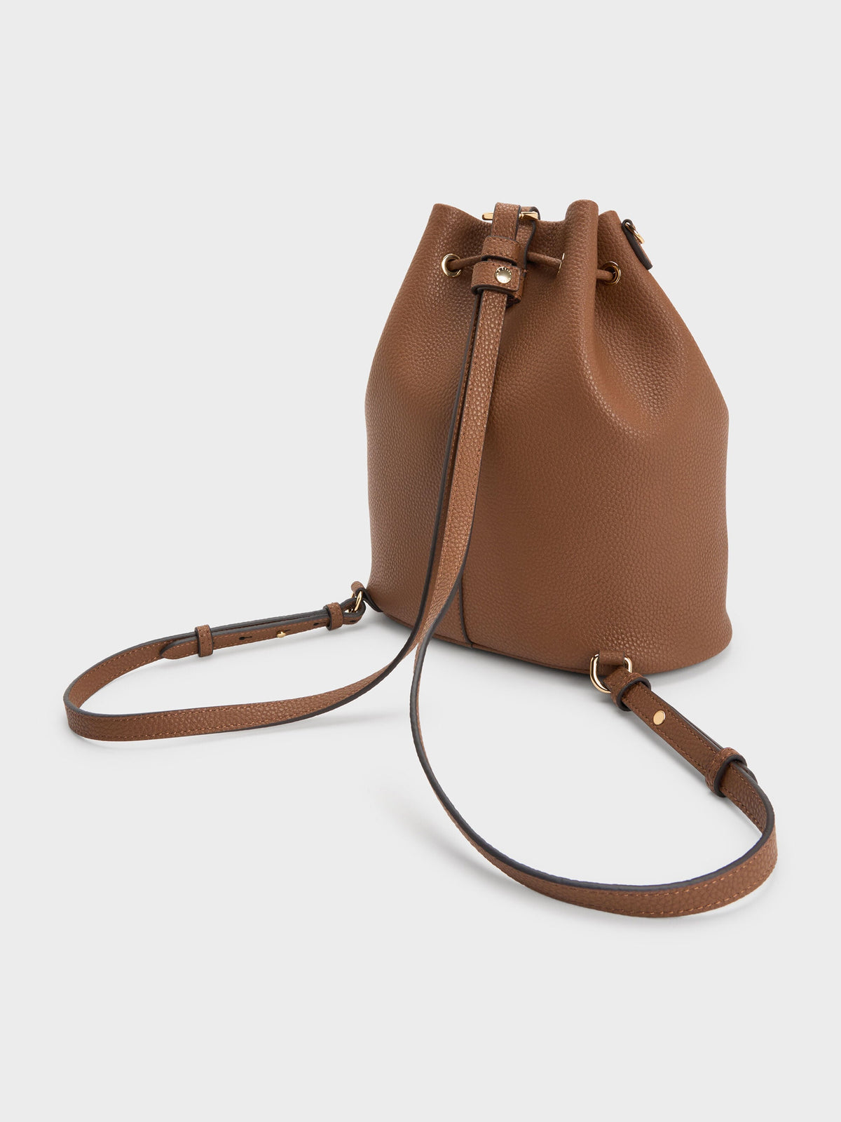 CHARLES & KEITH Quality | Beryl Drawstring Backpack - Chocolate