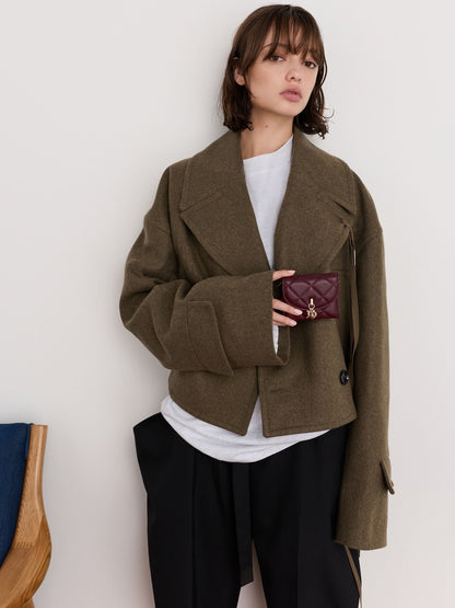 CHARLES & KEITH Everyday | Arrietty Quilted Curved-Flap Wallet - Wineberry Red