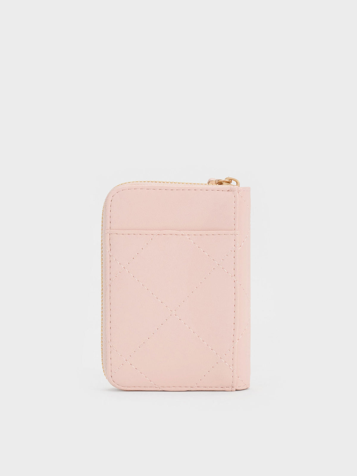 CHARLES & KEITH Special Offer | Apfra Quilted Wristlet - Pink