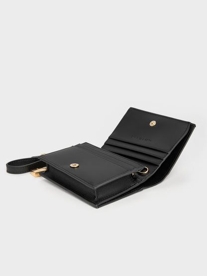 CHARLES & KEITH New | Scottie Small Wallet - Black