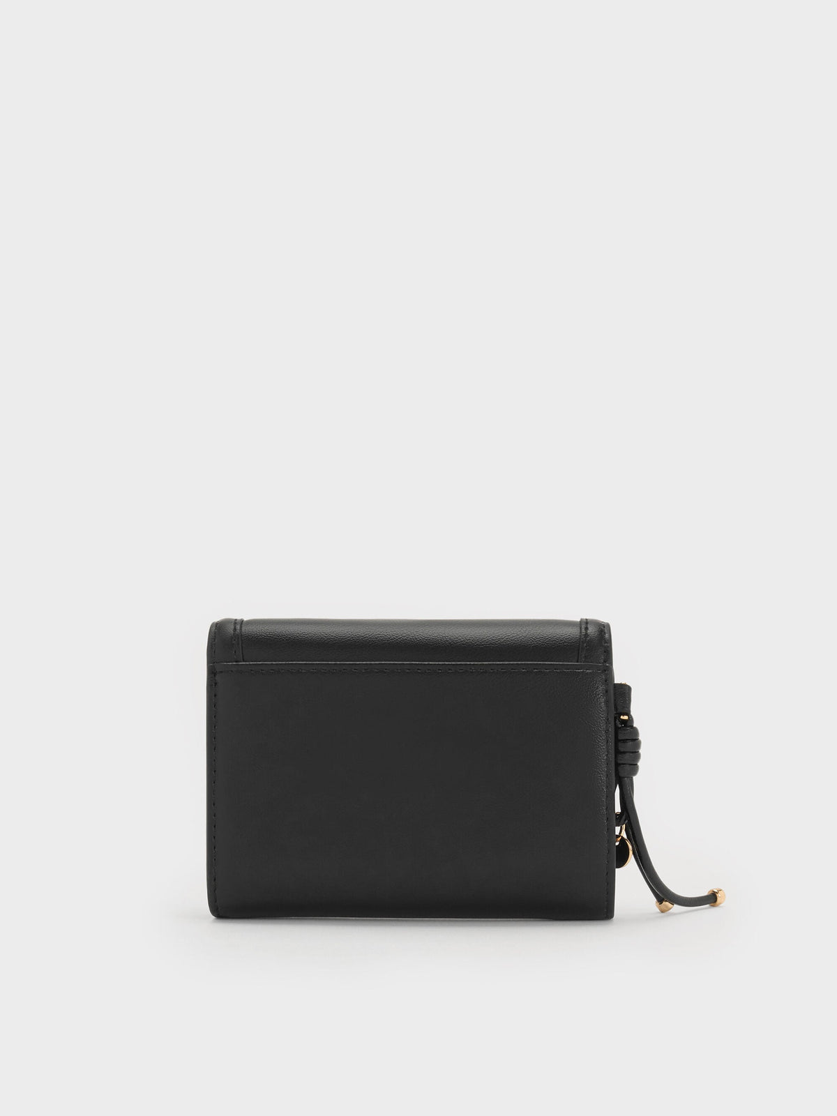 CHARLES & KEITH Value | Haylen Front-Flap Small Wallet - Black