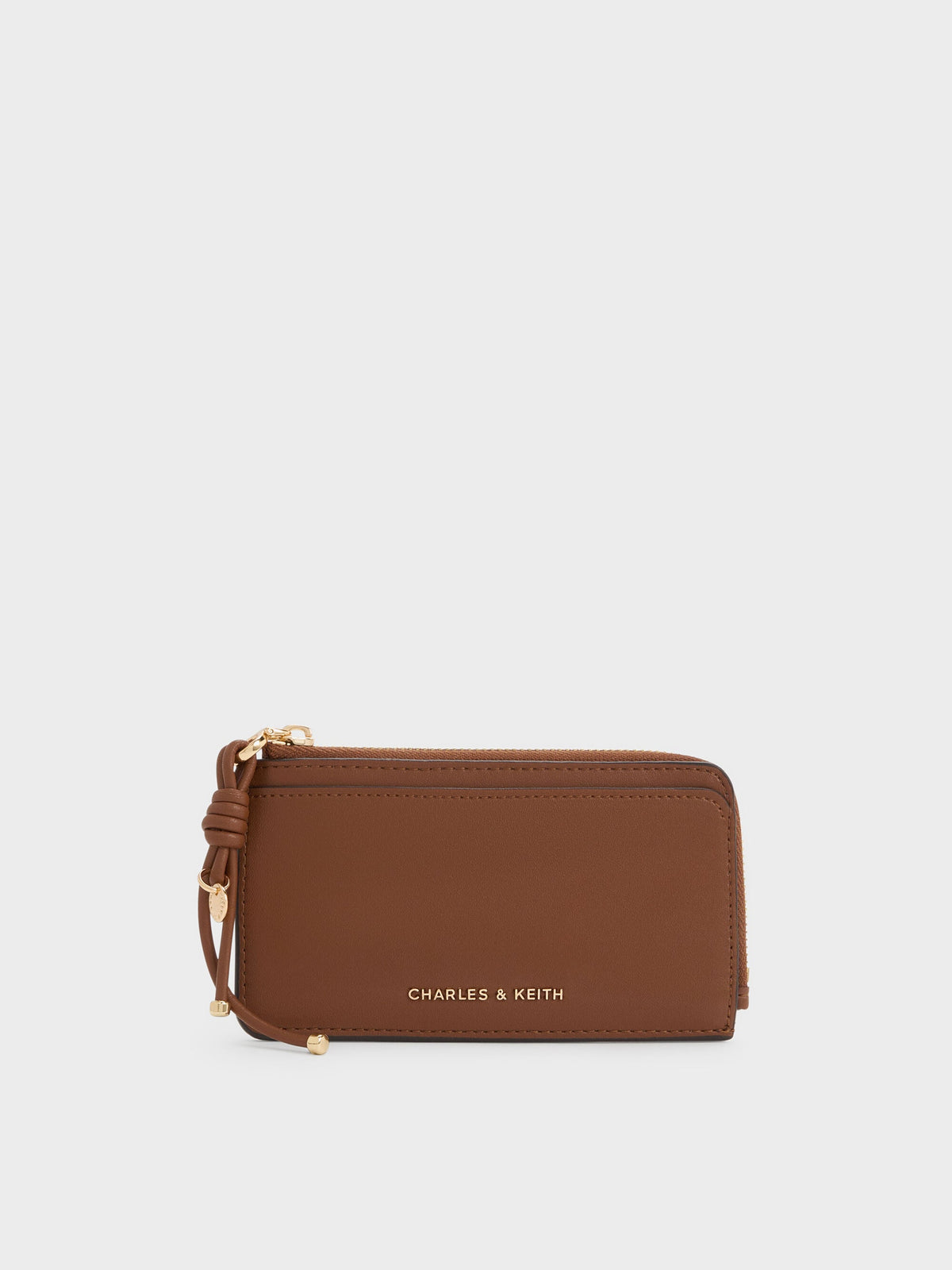 CHARLES & KEITH Best Price | Everleigh Zip-Around Card Holder - Chocolate