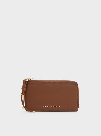 CHARLES & KEITH Best Price | Everleigh Zip-Around Card Holder - Chocolate