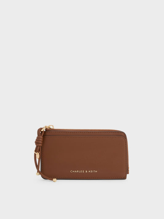 CHARLES & KEITH Best Price | Everleigh Zip-Around Card Holder - Chocolate