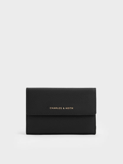 CHARLES & KEITH Special Offer | Tricha Turn-Lock Wallet - Black