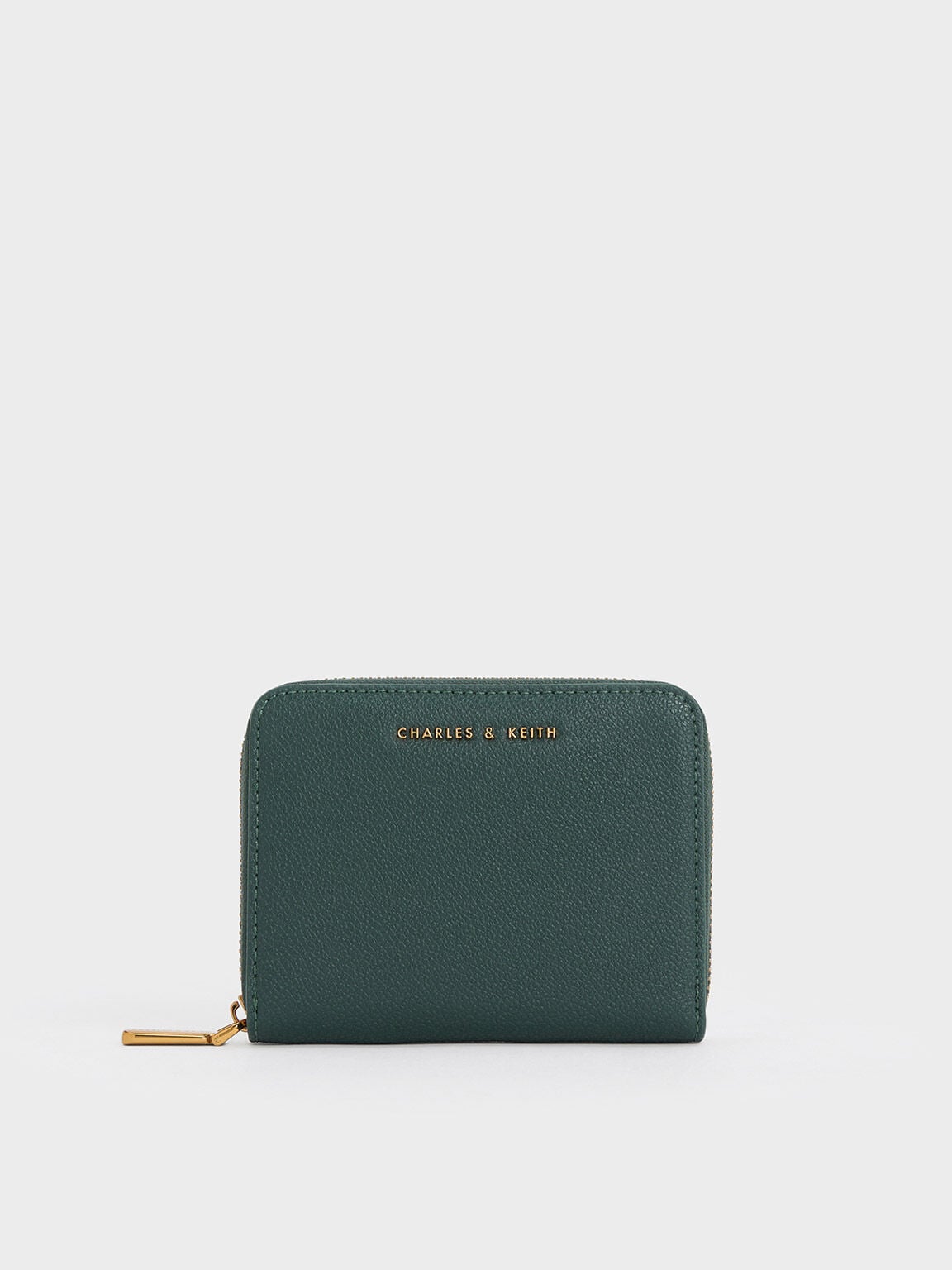 CHARLES & KEITH Signature | Basic Square Wallet - Green