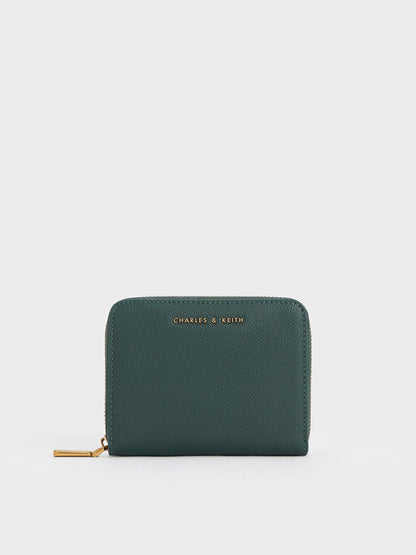 CHARLES & KEITH Signature | Basic Square Wallet - Green