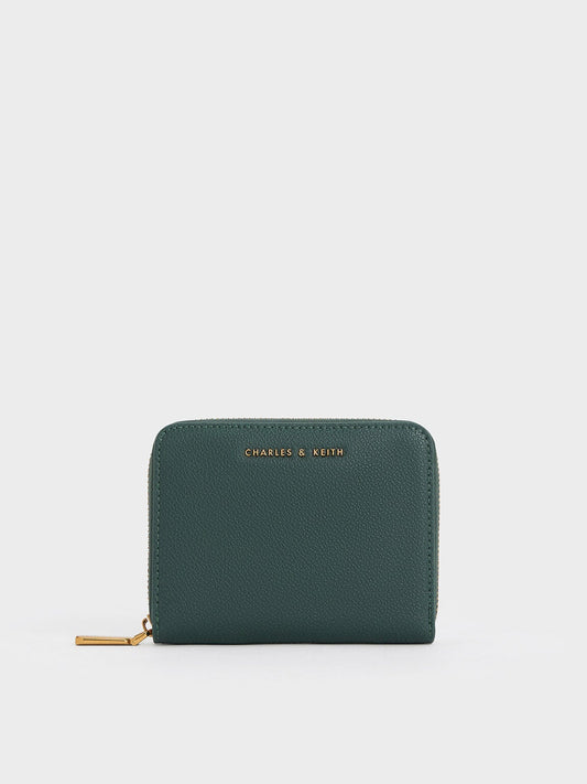 CHARLES & KEITH Signature | Basic Square Wallet - Green