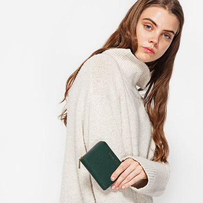 CHARLES & KEITH Signature | Basic Square Wallet - Green