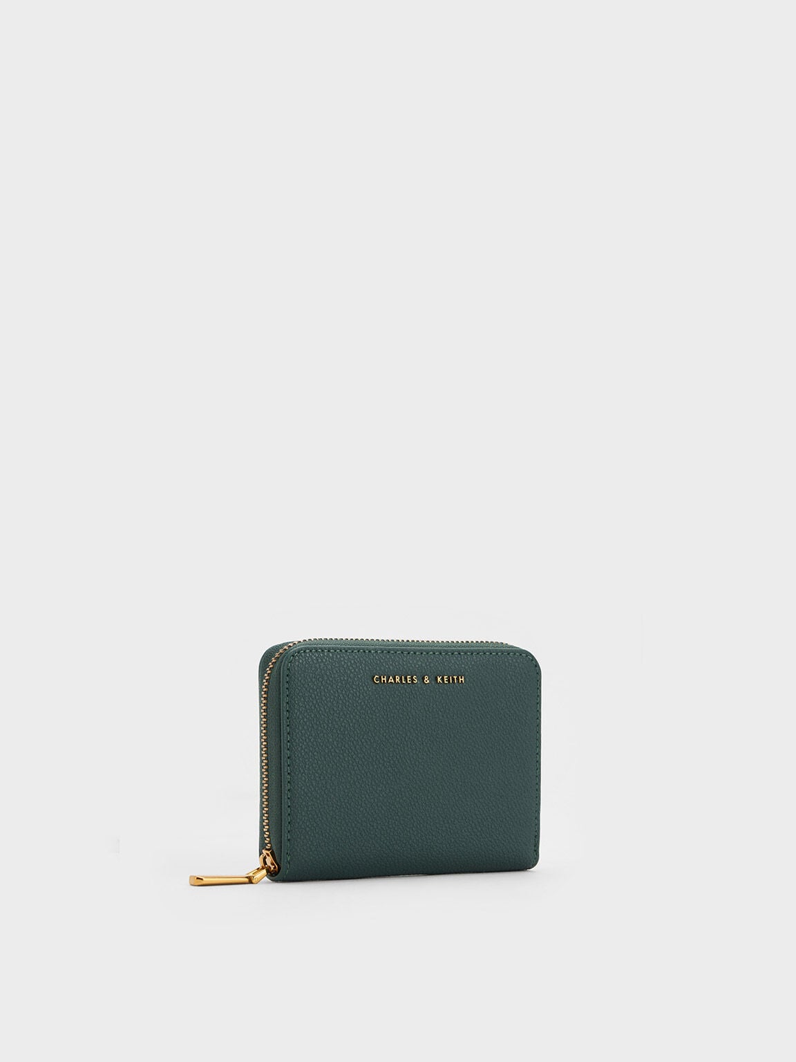 CHARLES & KEITH Signature | Basic Square Wallet - Green