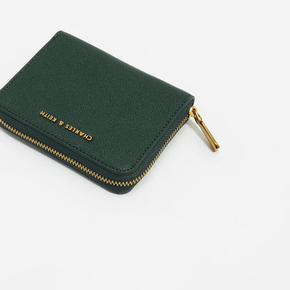 CHARLES & KEITH Signature | Basic Square Wallet - Green