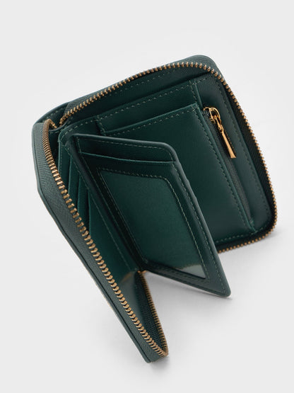 CHARLES & KEITH Signature | Basic Square Wallet - Green