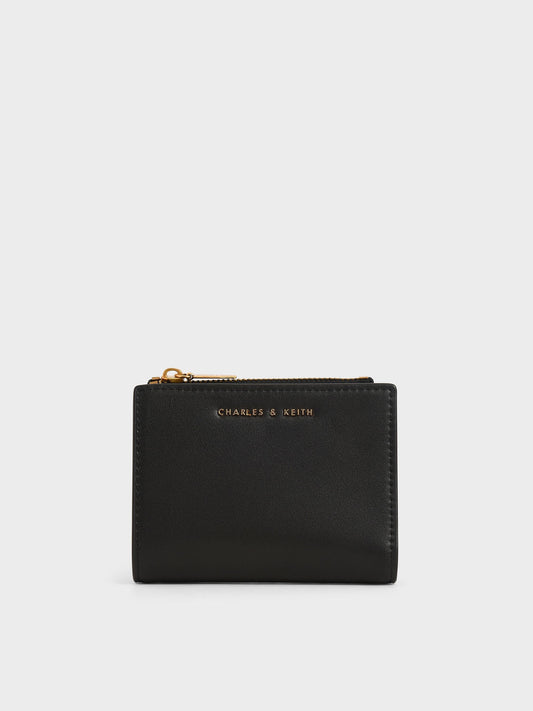 CHARLES & KEITH Best Price | Harmonee Top-Zip Small Wallet - Black