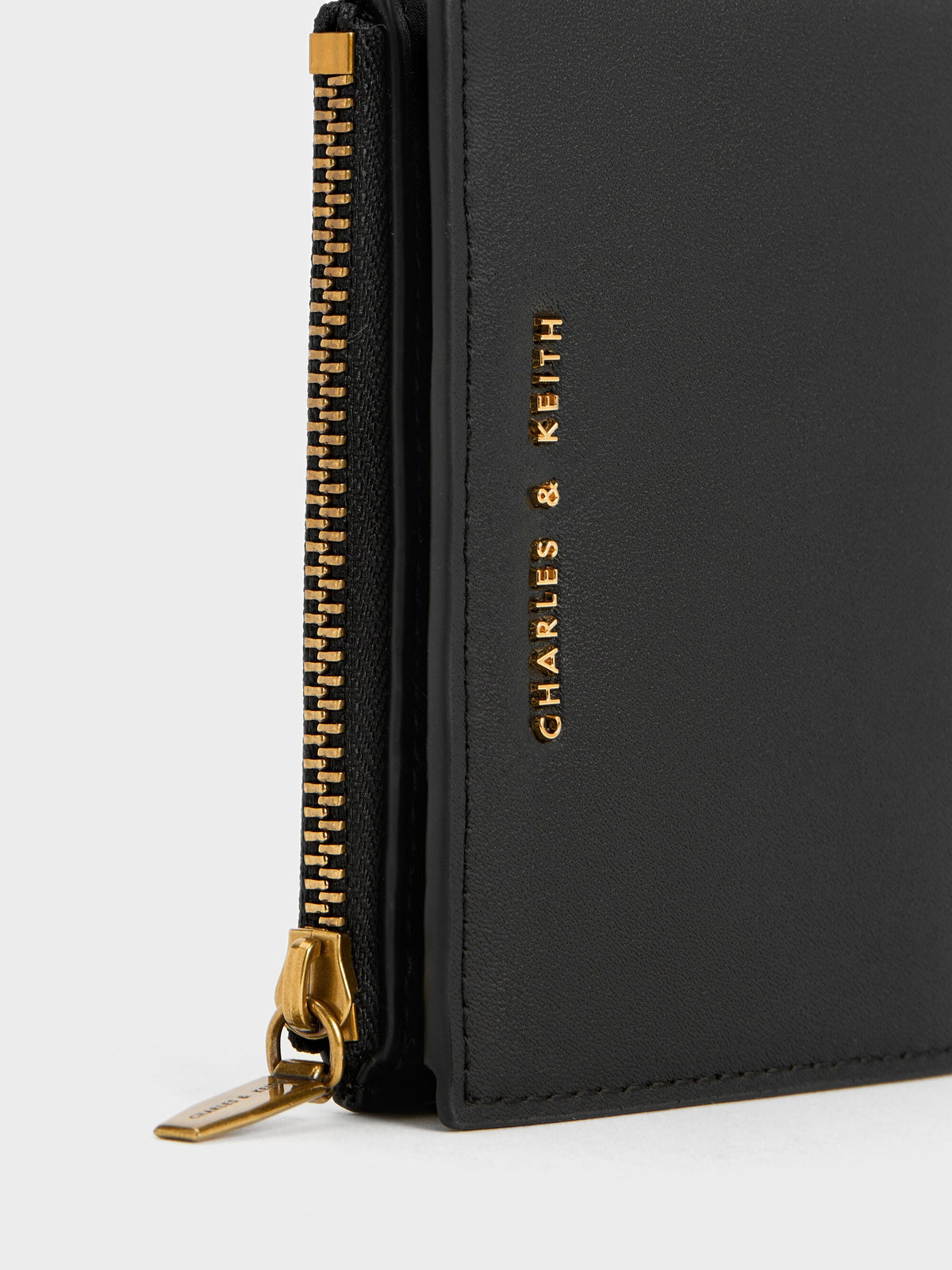 CHARLES & KEITH Best Price | Harmonee Top-Zip Small Wallet - Black