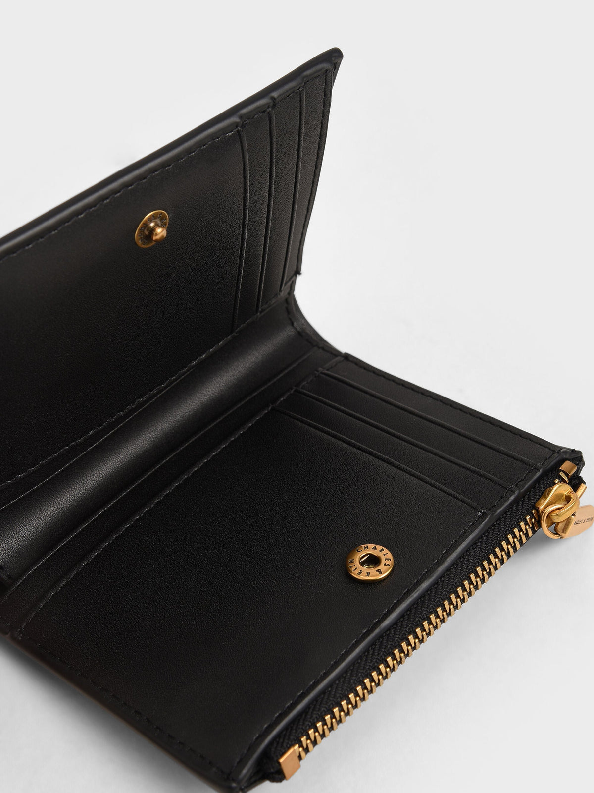 CHARLES & KEITH Best Price | Harmonee Top-Zip Small Wallet - Black