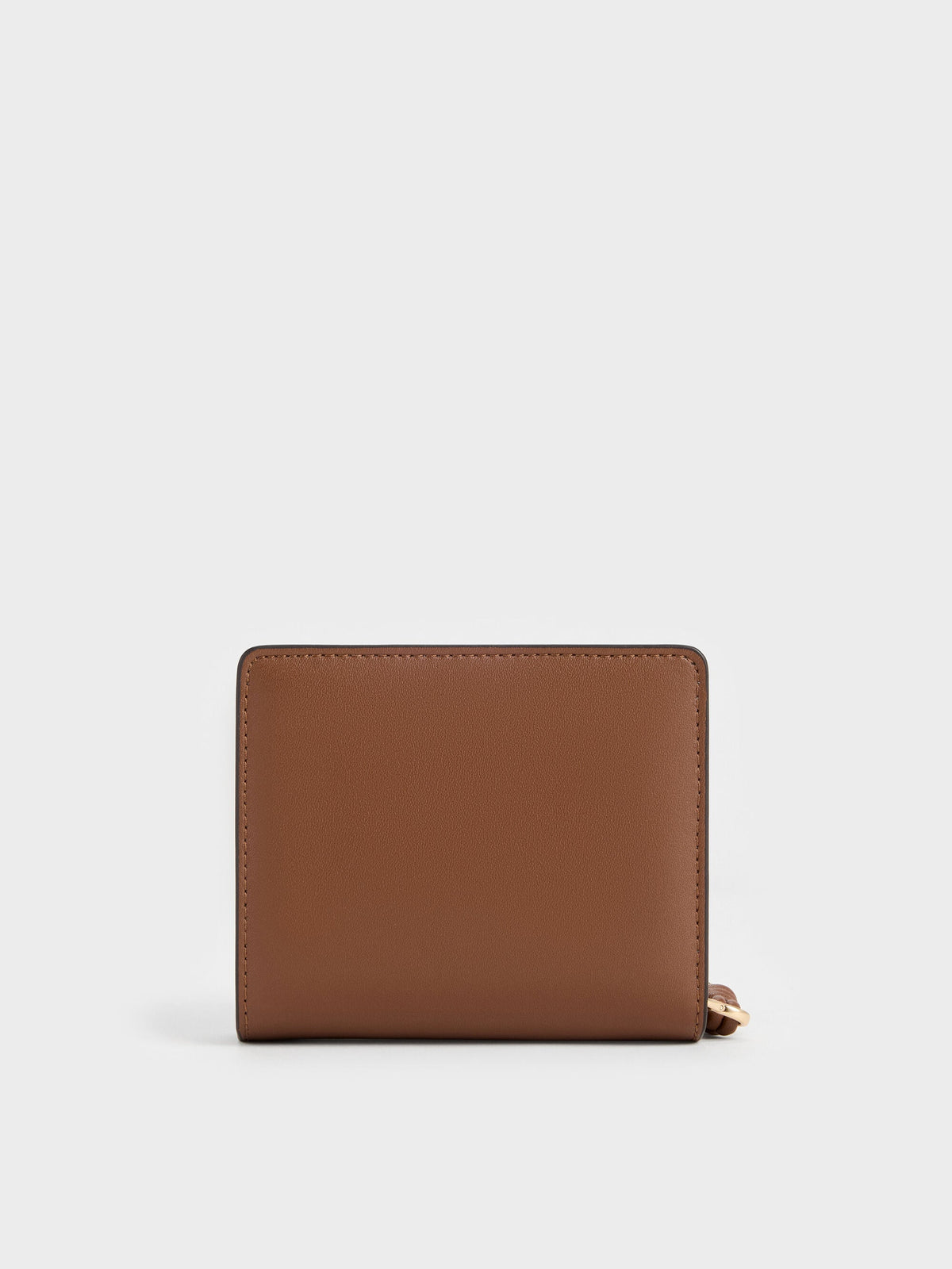 CHARLES & KEITH Trending | Everleigh Zip-Around Small Wallet - Chocolate