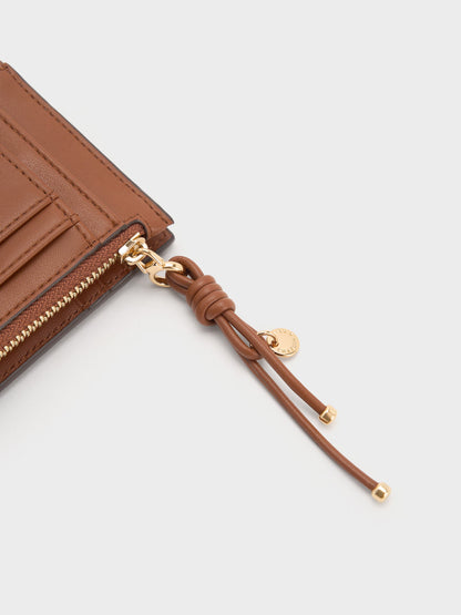 CHARLES & KEITH Best Seller | Everleigh Wallet - Chocolate