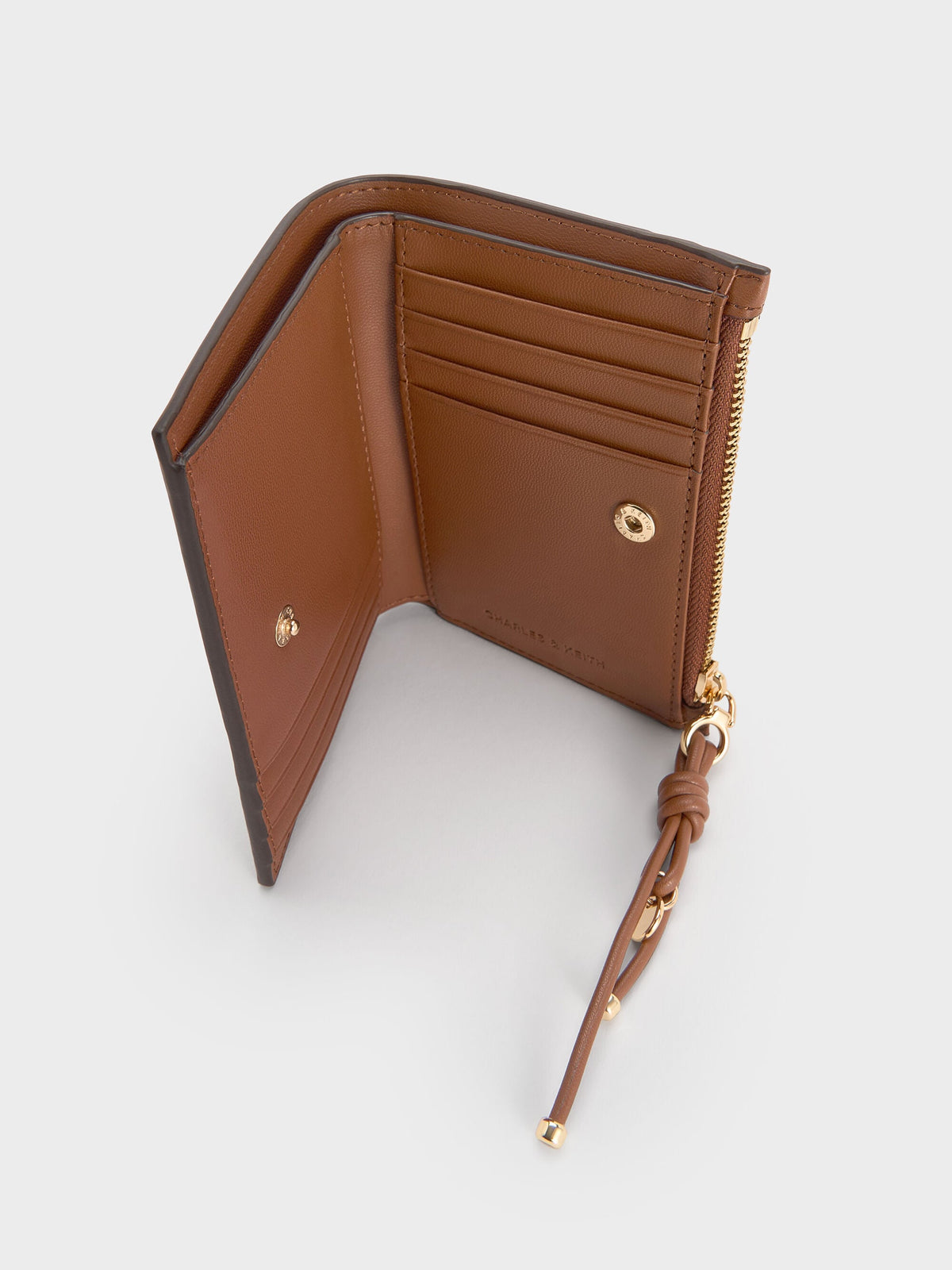 CHARLES & KEITH Best Seller | Everleigh Wallet - Chocolate