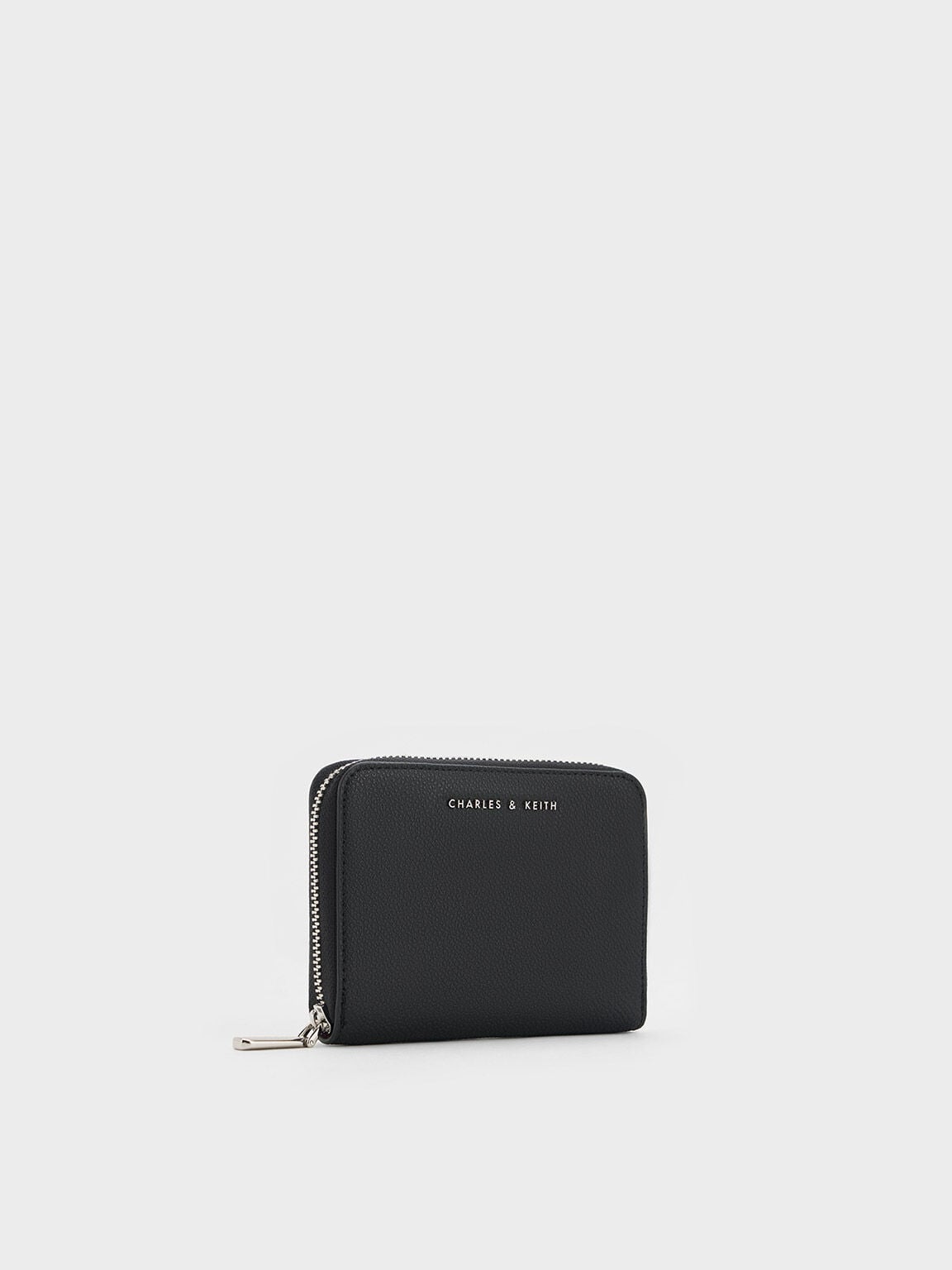 CHARLES & KEITH Value | Basic Square Wallet - Black