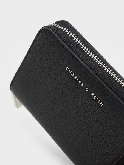 CHARLES & KEITH Value | Basic Square Wallet - Black