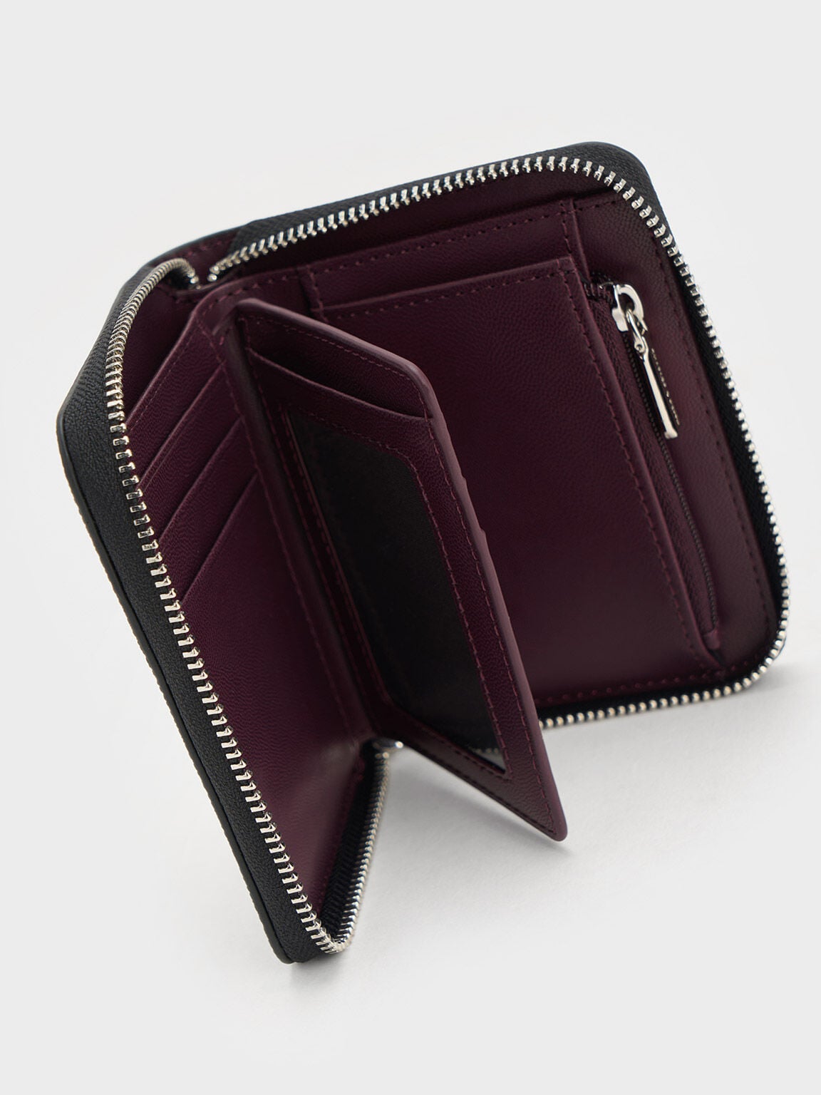 CHARLES & KEITH Value | Basic Square Wallet - Black