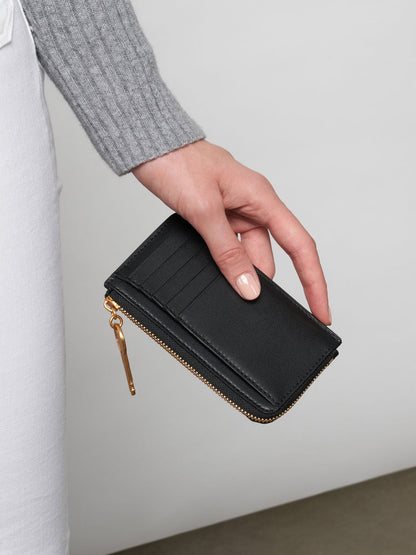 CHARLES & KEITH Trending | Lane Key Zip-Around Wallet - Black