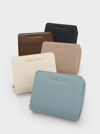 CHARLES & KEITH Discount | Finley Zip-Around Small Wallet - Dark Brown