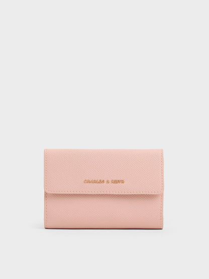 CHARLES & KEITH Popular | Tricha Turn-Lock Wallet - Pink