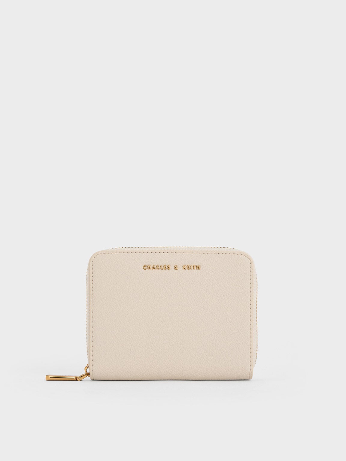 CHARLES & KEITH Top Pick | Basic Square Wallet - Ivory