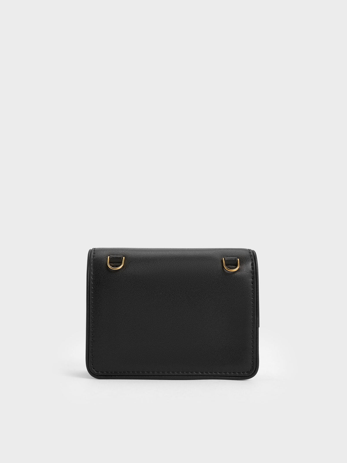 CHARLES & KEITH Signature | Lyla Knotted-Strap Wallet - Black