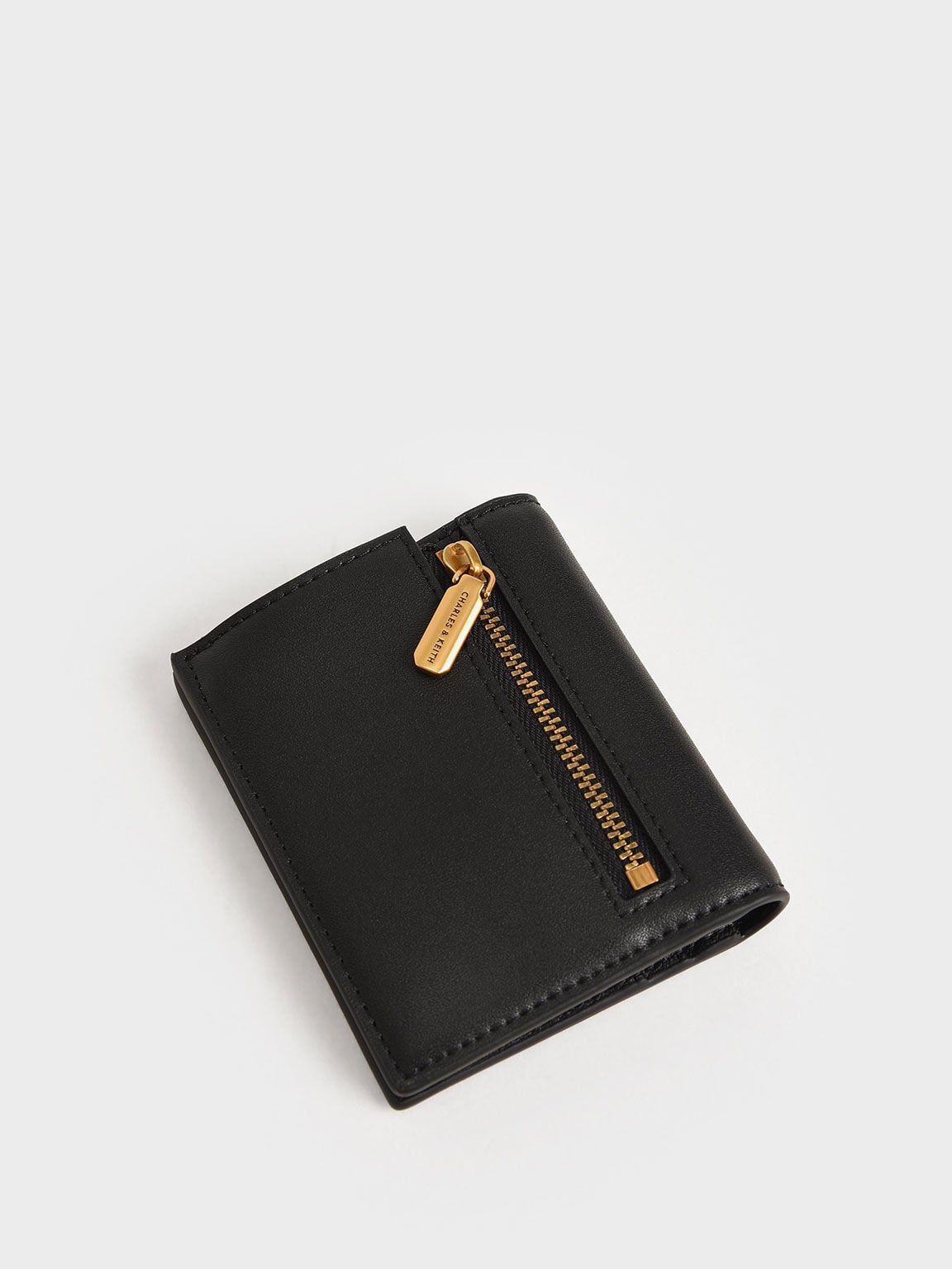 CHARLES & KEITH Exclusive | Daisy Bi-Fold Small Wallet - Black