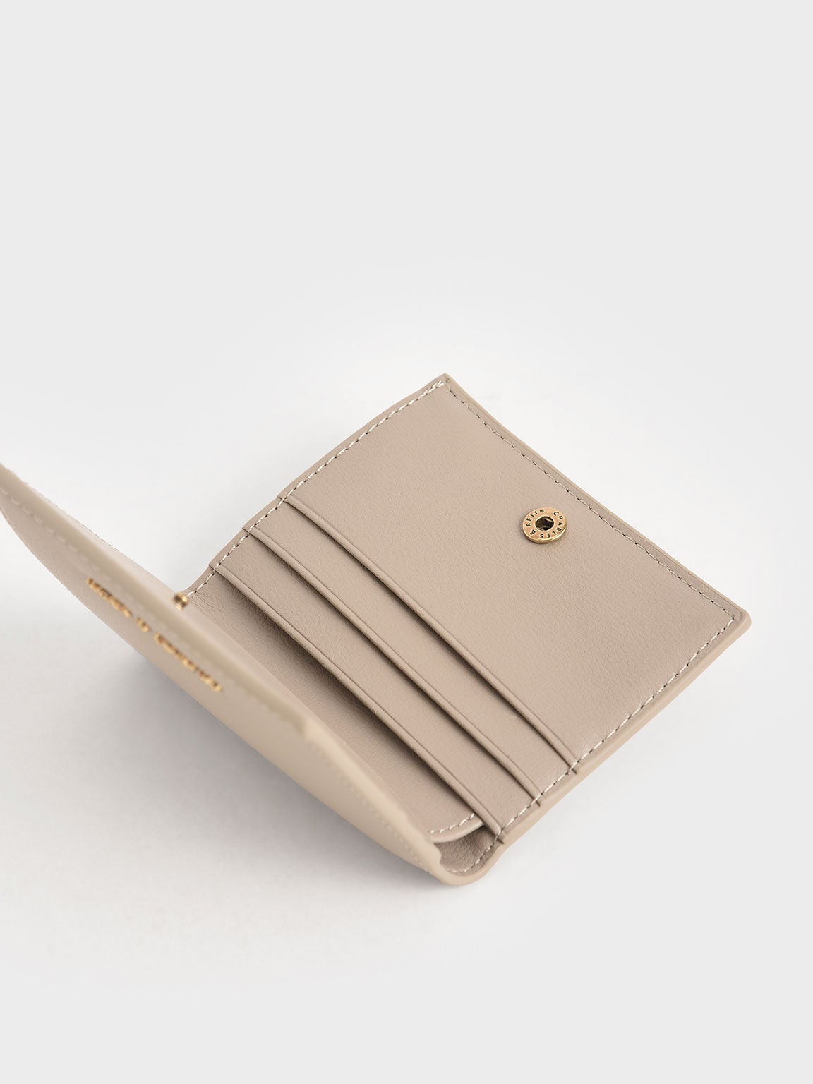 CHARLES & KEITH Smart Buy | Daisy Bi-Fold Small Wallet - Sand