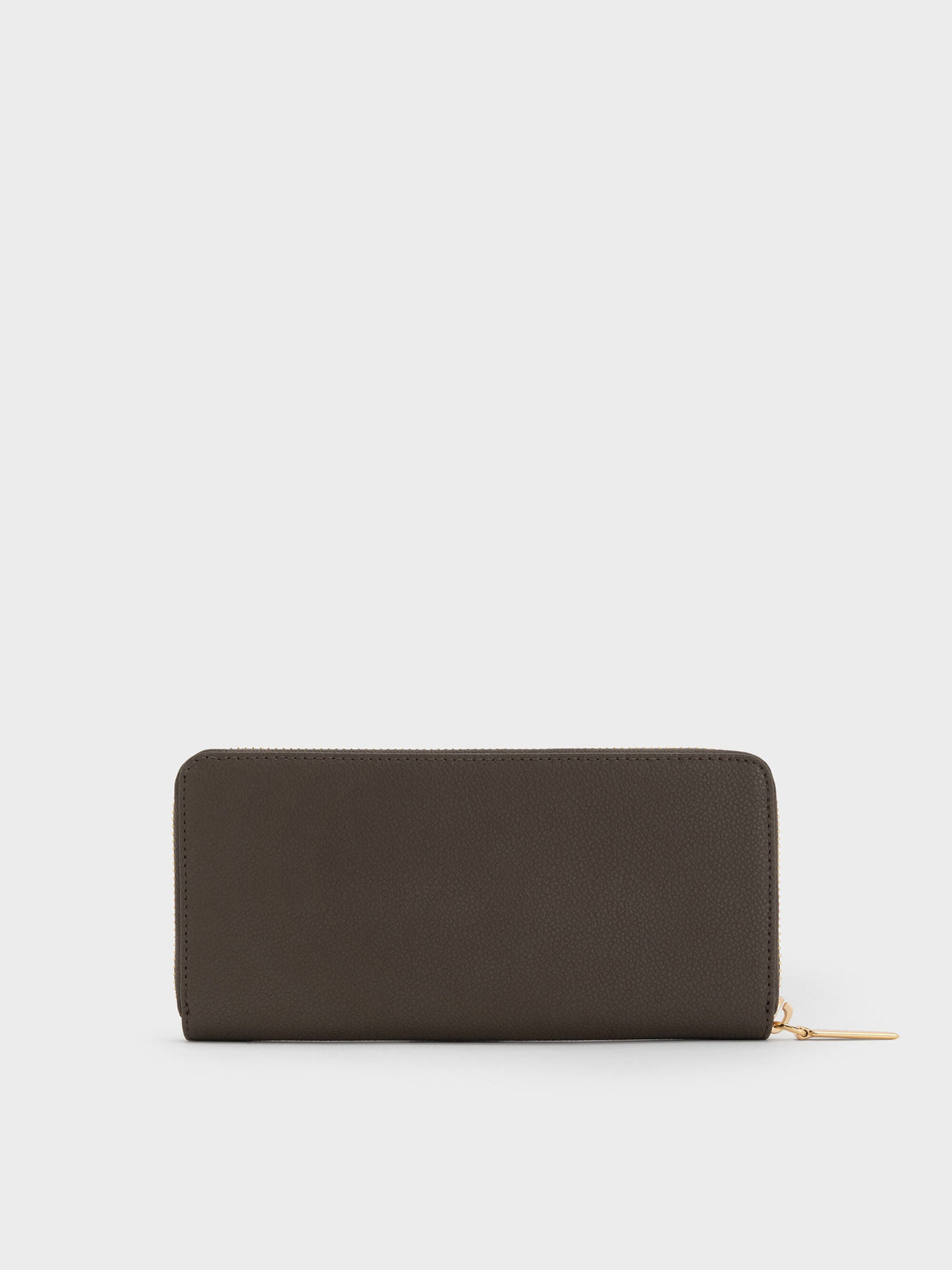 CHARLES & KEITH Sale | Dulcie Zip-Around Long Wallet - Dark Moss