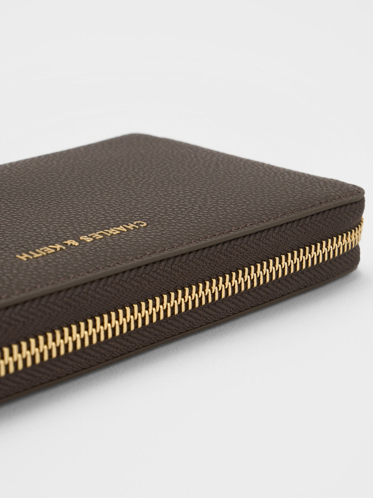 CHARLES & KEITH Sale | Dulcie Zip-Around Long Wallet - Dark Moss
