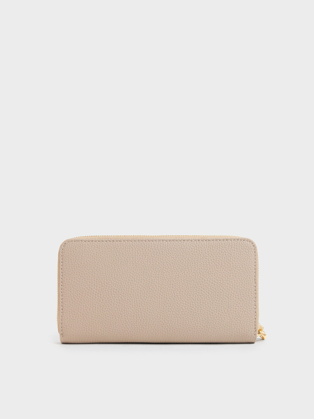 CHARLES & KEITH Sale | Chance Zip-Around Long Wallet - Taupe