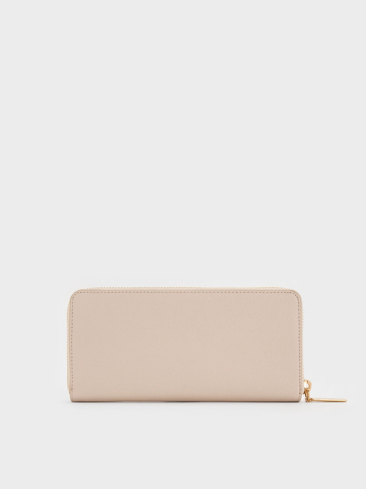 CHARLES & KEITH New | Dulcie Zip-Around Long Wallet - Oat
