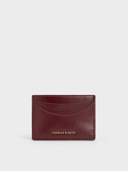 CHARLES & KEITH Discount | Sigrid Card Holder - Mulberry Plum