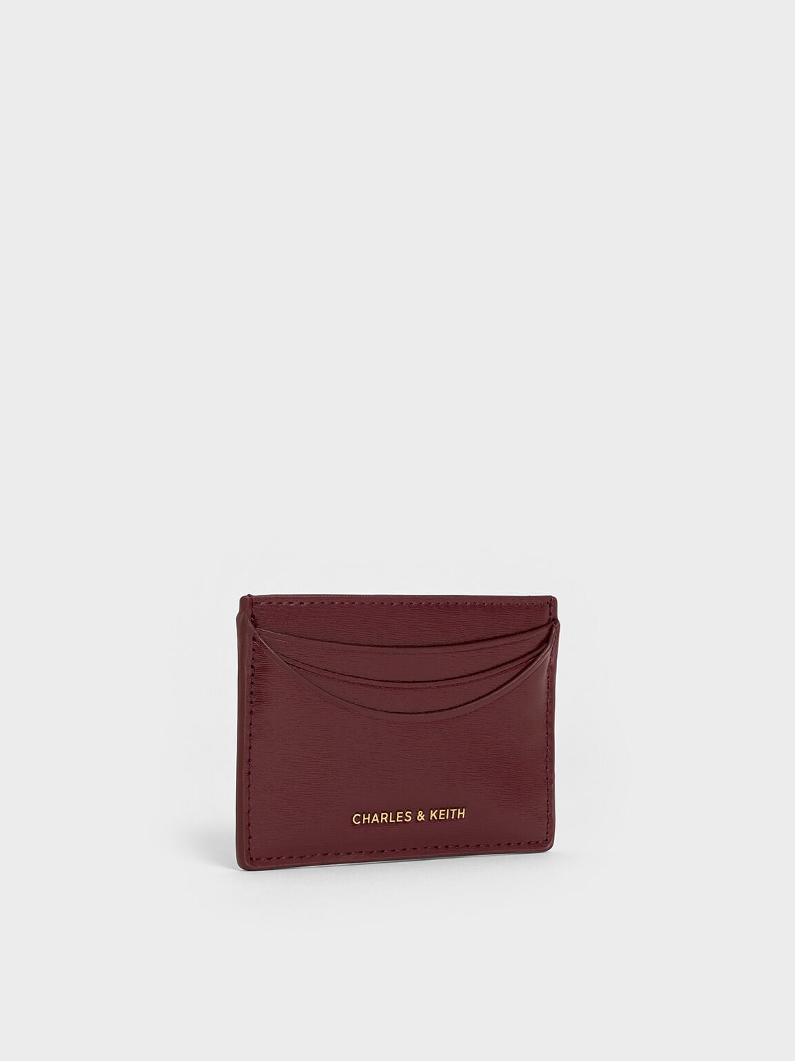 CHARLES & KEITH Discount | Sigrid Card Holder - Mulberry Plum