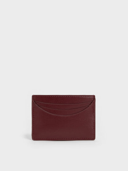 CHARLES & KEITH Discount | Sigrid Card Holder - Mulberry Plum