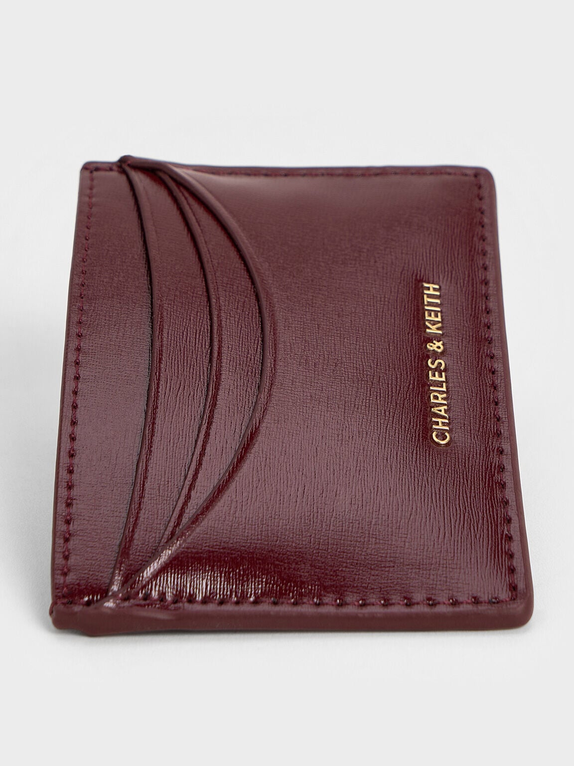 CHARLES & KEITH Discount | Sigrid Card Holder - Mulberry Plum