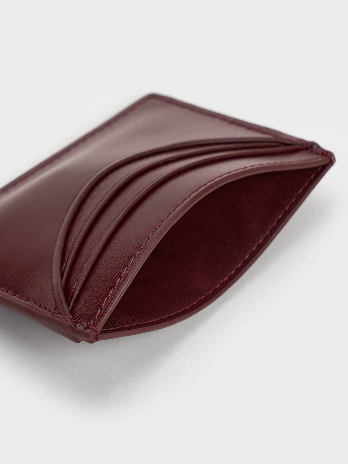 CHARLES & KEITH Discount | Sigrid Card Holder - Mulberry Plum