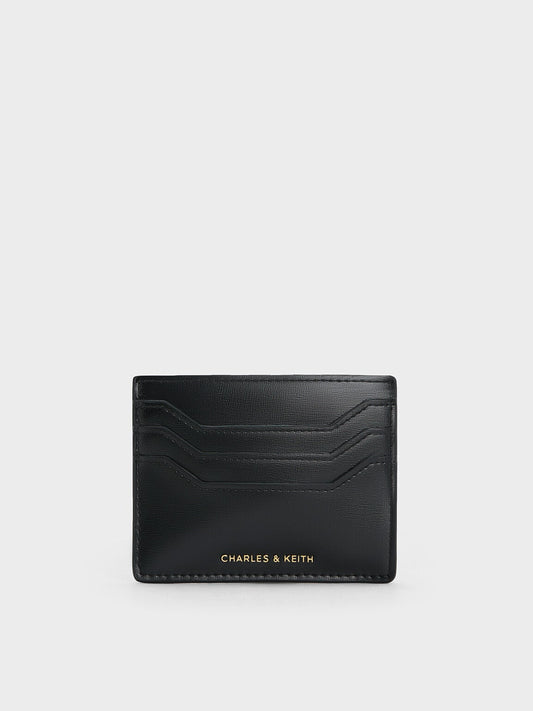 CHARLES & KEITH Recommended | Carli Multi-Slot Card Holder - Black
