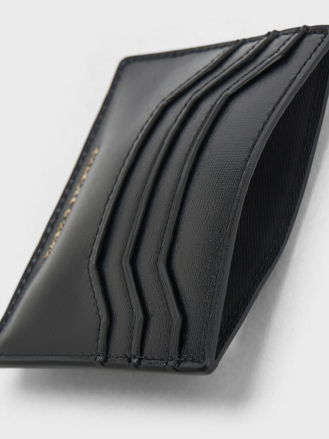 CHARLES & KEITH Recommended | Carli Multi-Slot Card Holder - Black