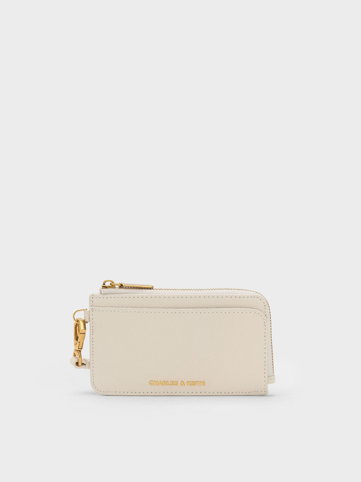 CHARLES & KEITH Hot Sale | Dixie Wristlet Card Holder - Cream