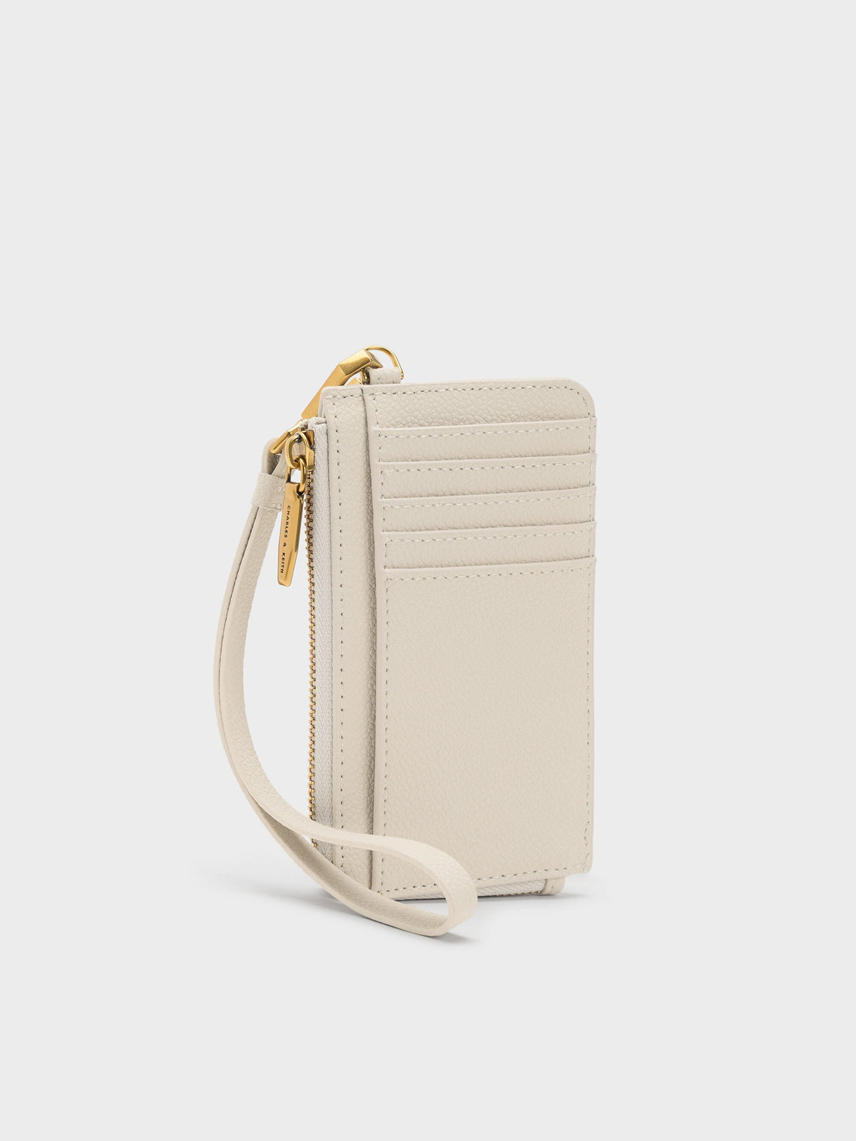 CHARLES & KEITH Hot Sale | Dixie Wristlet Card Holder - Cream