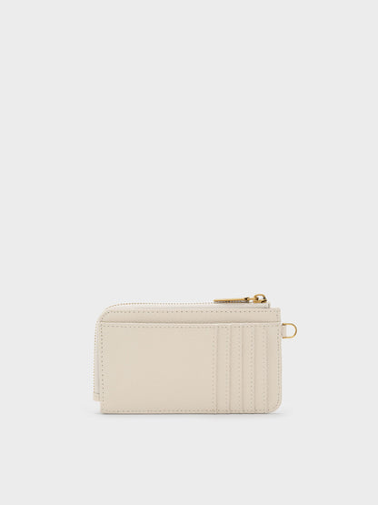 CHARLES & KEITH Hot Sale | Dixie Wristlet Card Holder - Cream