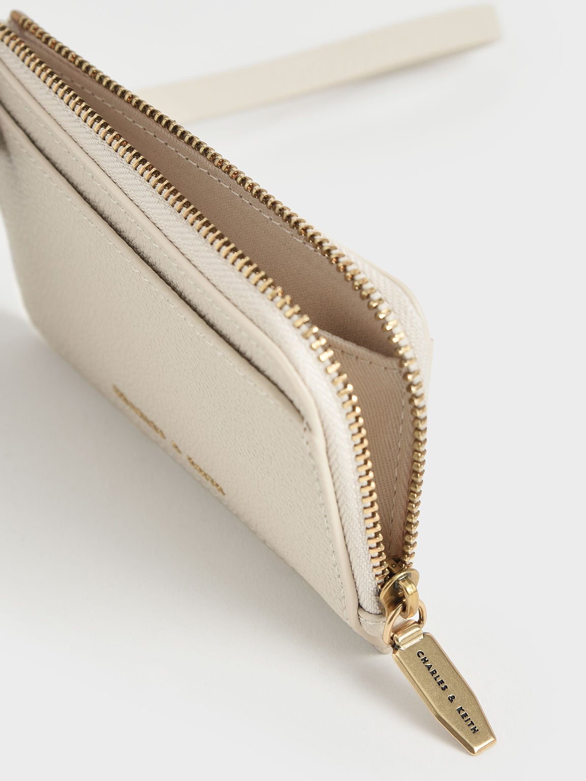 CHARLES & KEITH Hot Sale | Dixie Wristlet Card Holder - Cream