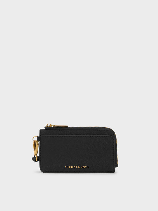 CHARLES & KEITH Classic | Dixie Wristlet Card Holder - Black