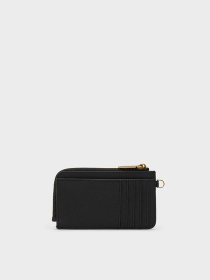 CHARLES & KEITH Classic | Dixie Wristlet Card Holder - Black